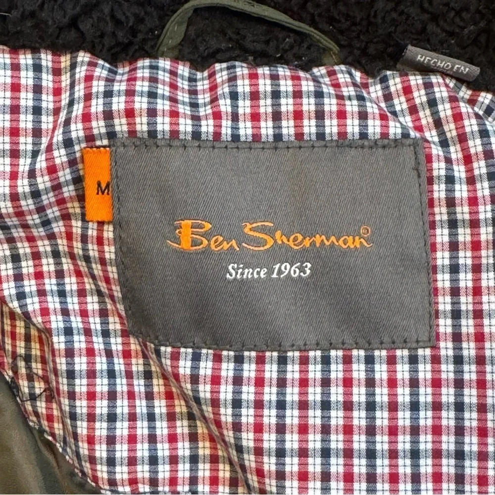 Ben Sherman Dark Green Hooded Field Coat